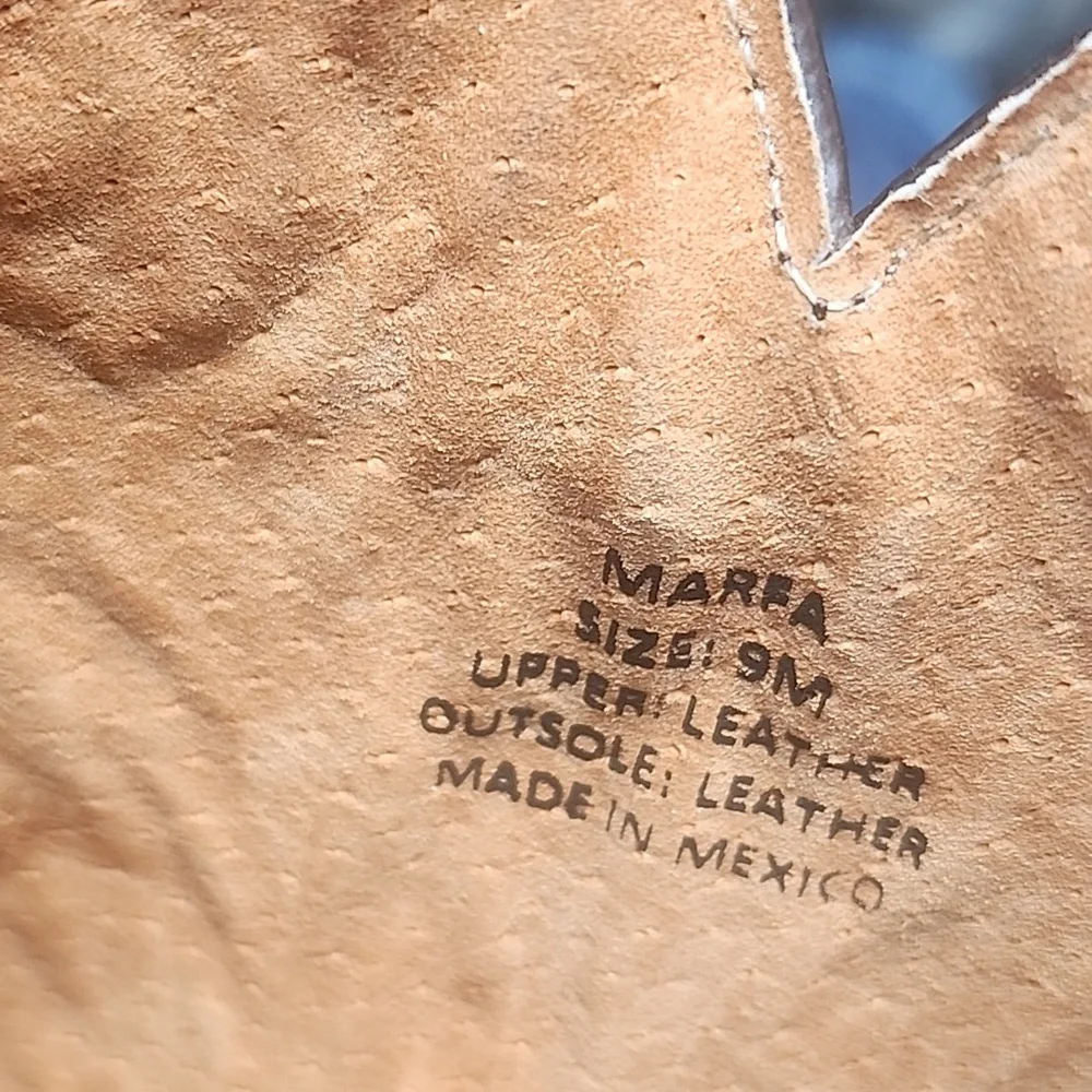 Matisse Marfa All Leather Western Cowboy Boots Size 9M - Picture 8 of 14